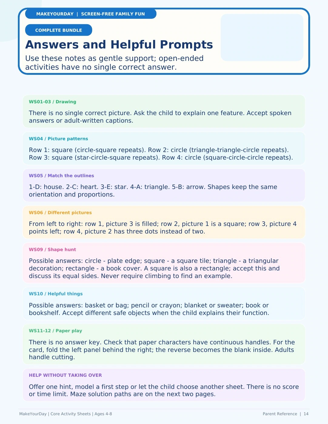 Answers and Helpful Prompts