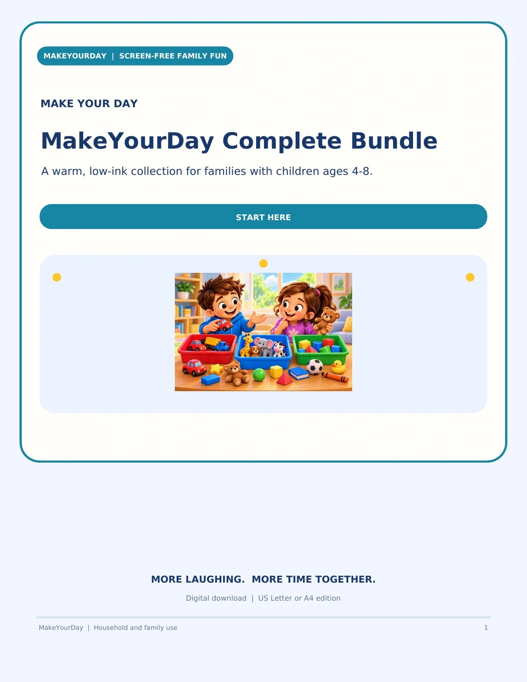 MakeYourDay Complete Bundle — Start Here