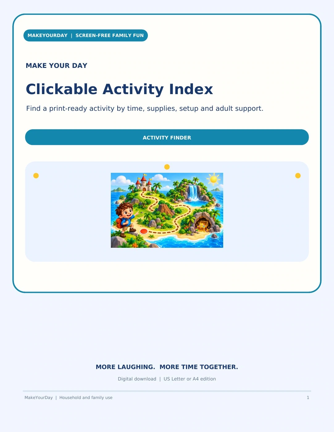 Clickable Activity Index